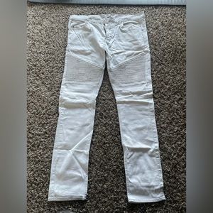 Stack Skinny Cream Jeans 34/32